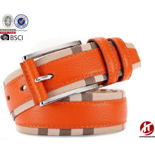 Fashion Full Grain Leather Replica Designer Belts for Men with Stainless Steel Buckle